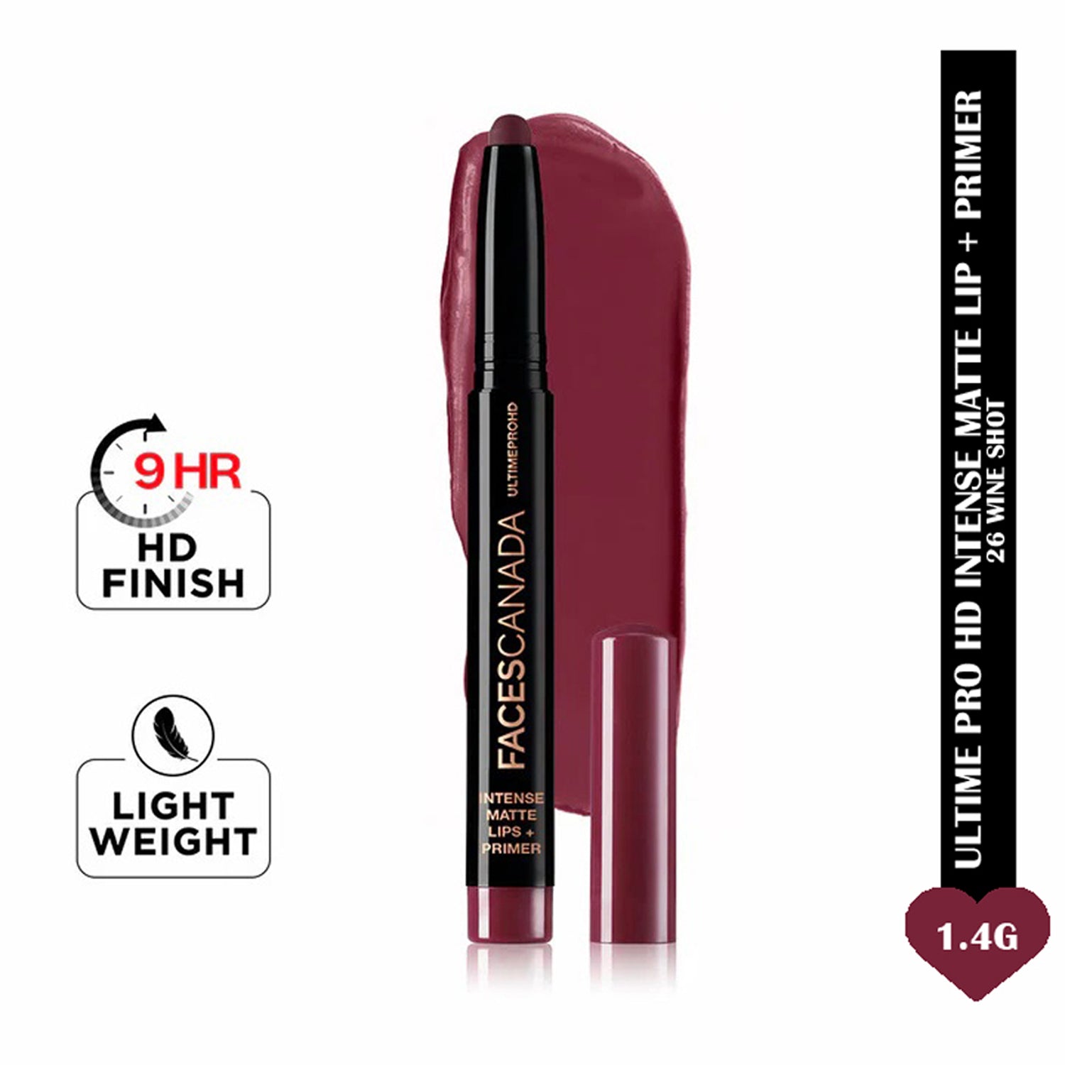 Faces Ultime Pro Hd Intense Matte Lips Plus Primer1.4G