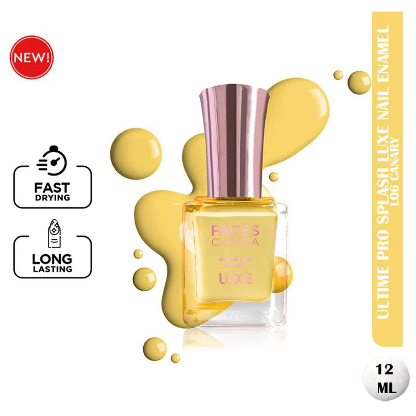 Faces Ultime Pro Splash Luxe Nail Enamel 12Ml