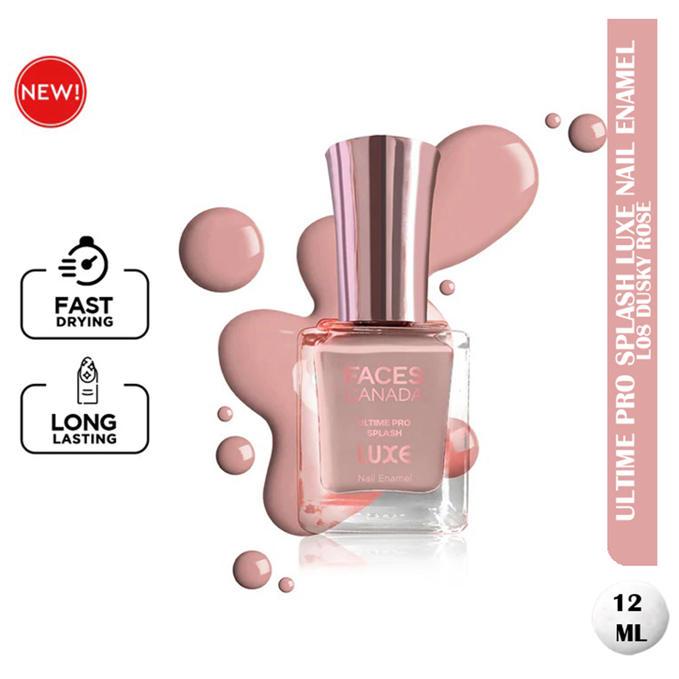 Faces Ultime Pro Splash Luxe Nail Enamel 12Ml