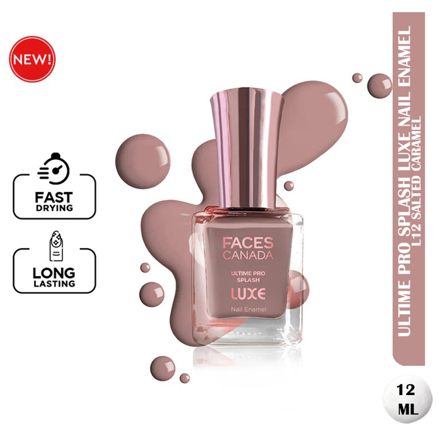 Faces Ultime Pro Splash Luxe Nail Enamel 12Ml