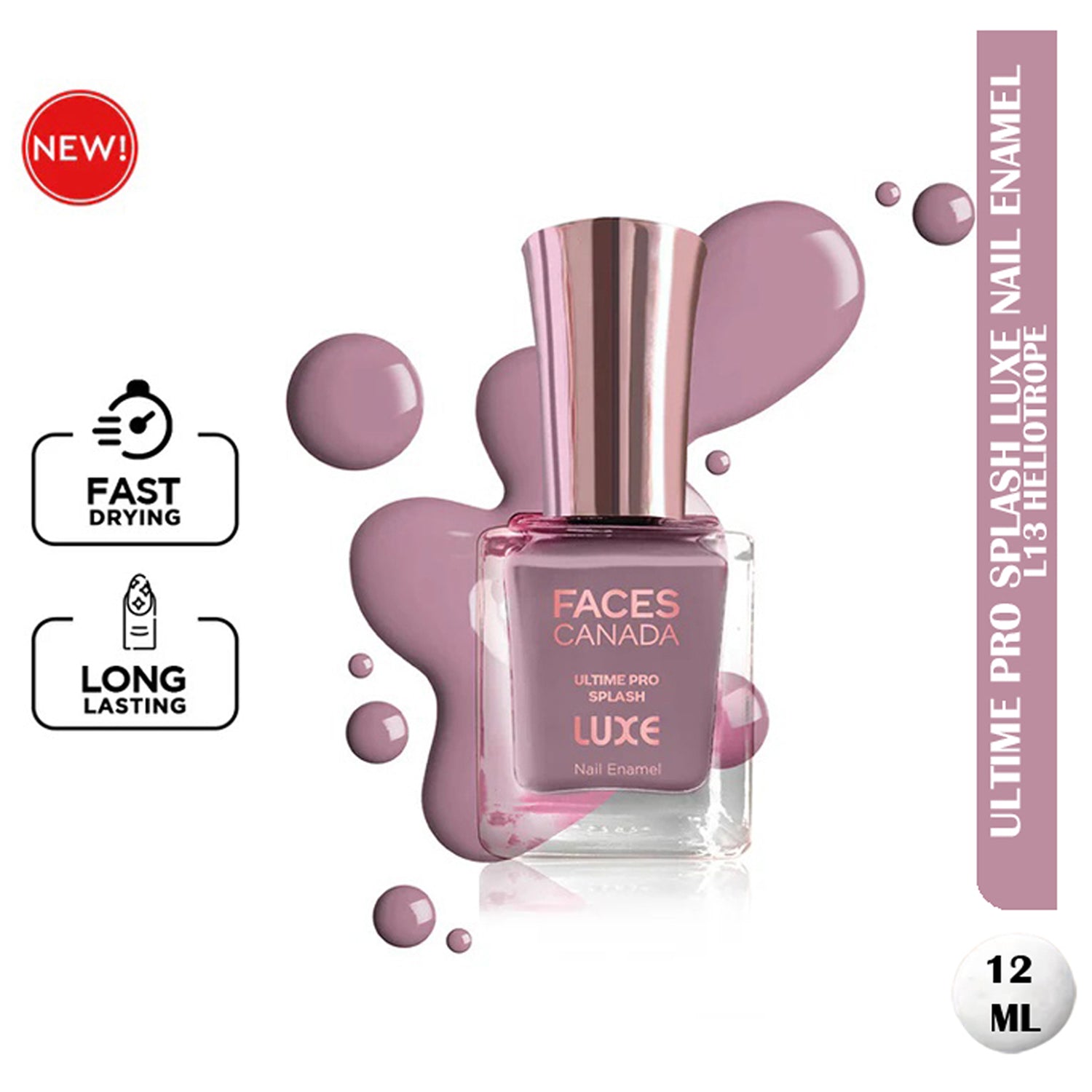 Faces Ultime Pro Splash Luxe Nail Enamel 12Ml