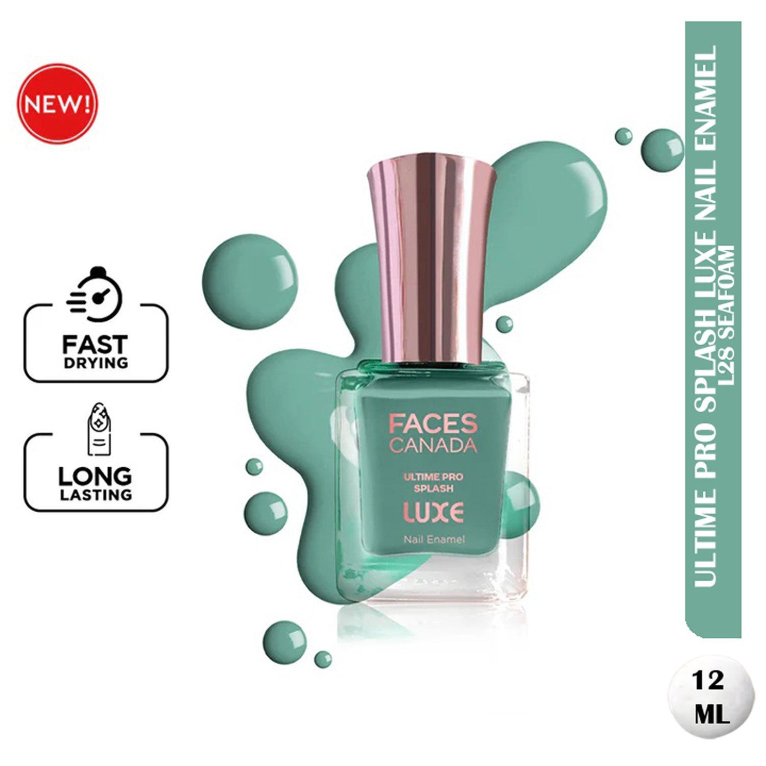 Faces Ultime Pro Splash Luxe Nail Enamel 12Ml