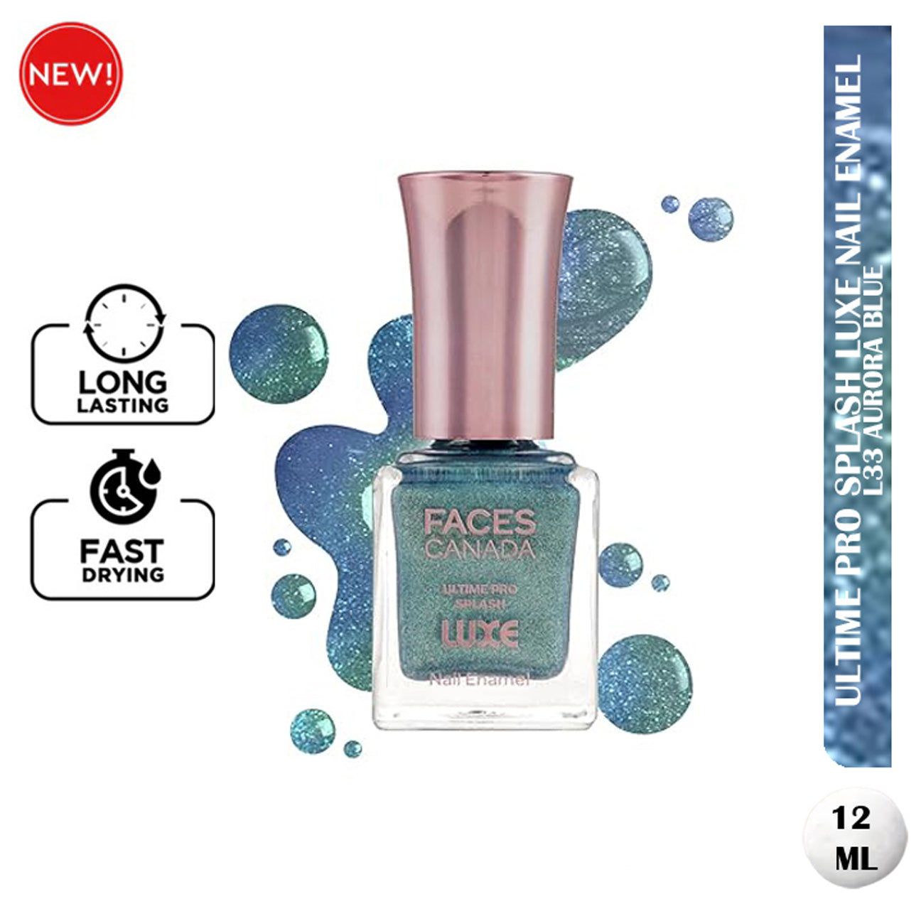 Faces Ultime Pro Splash Luxe Nail Enamel 12Ml