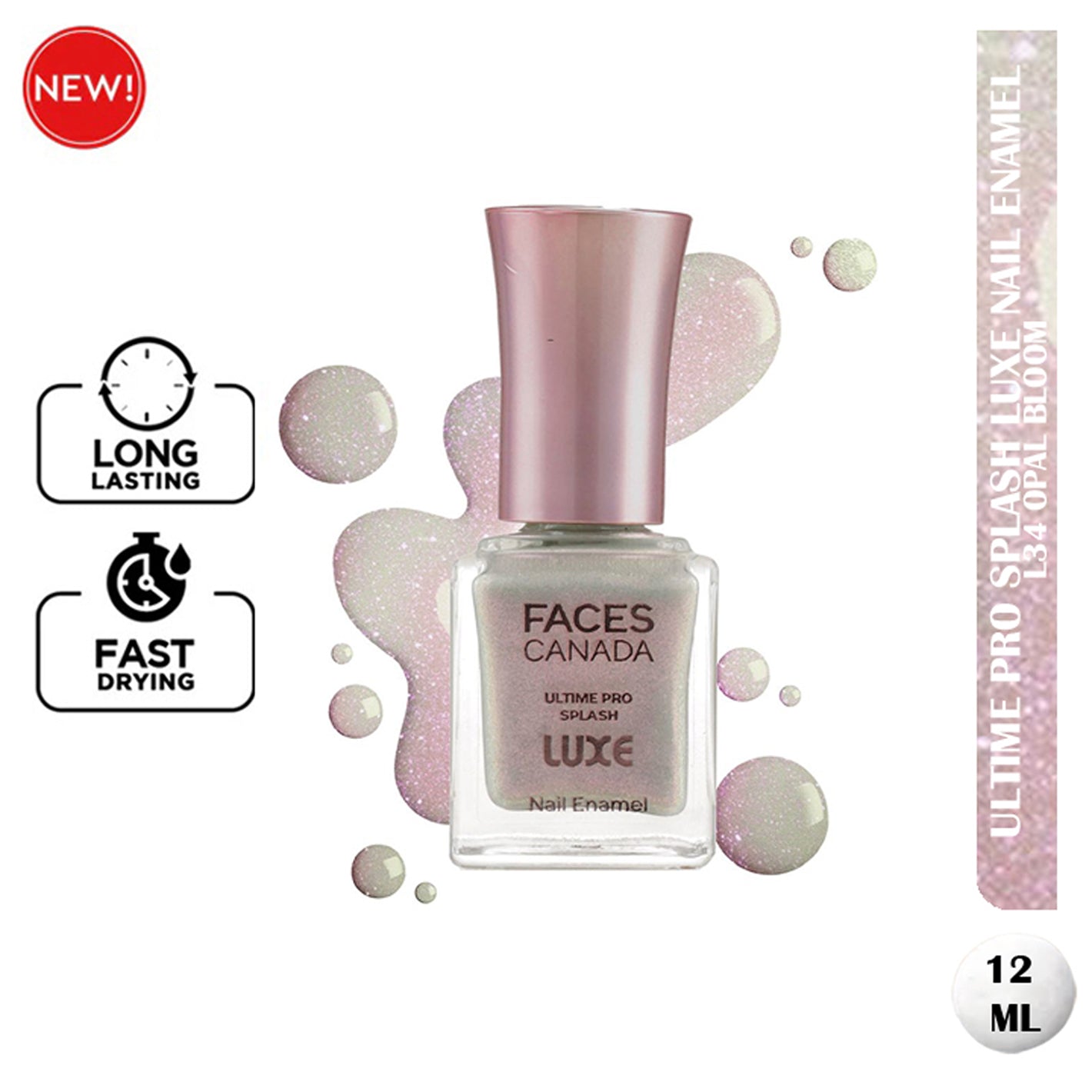 Faces Ultime Pro Splash Luxe Nail Enamel 12Ml