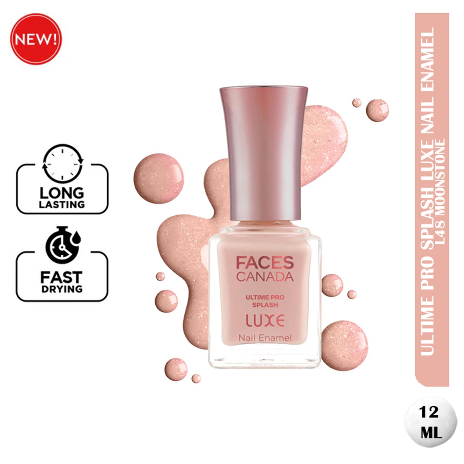 Faces Ultime Pro Splash Luxe Nail Enamel 12Ml