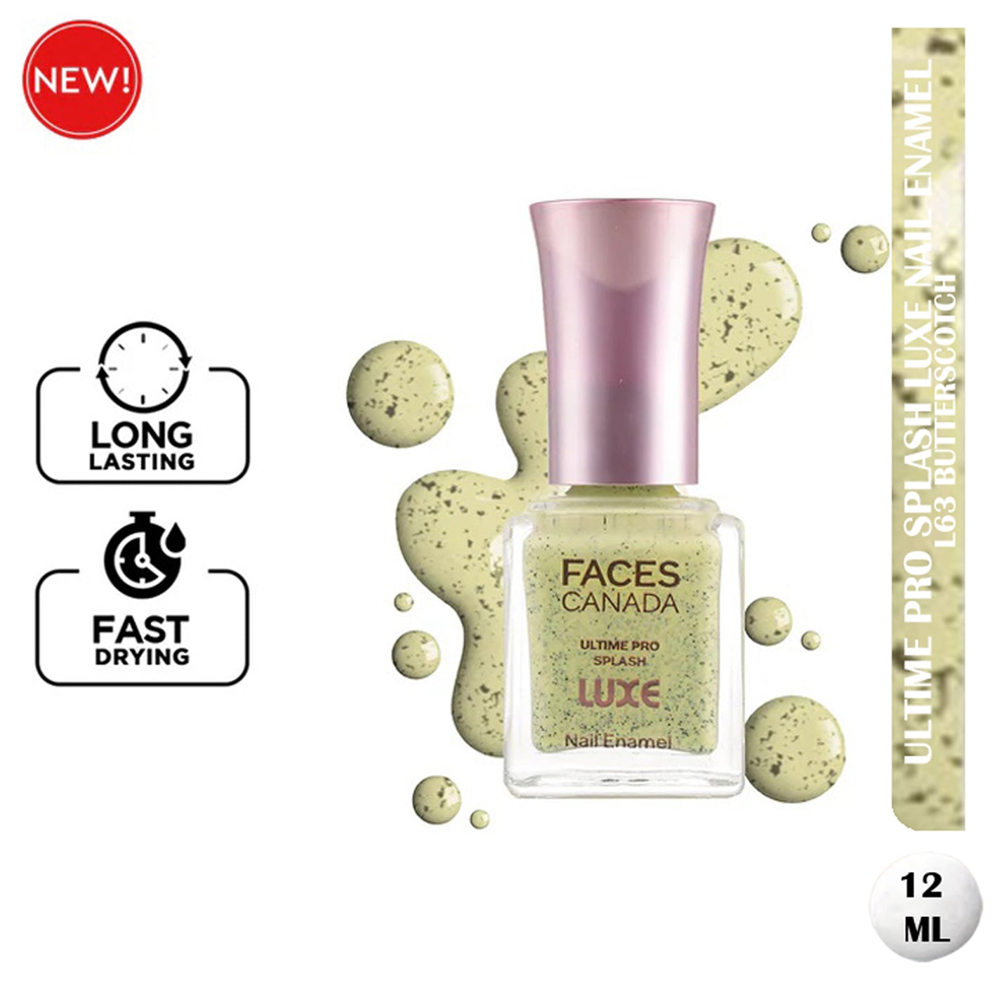 Faces Ultime Pro Splash Luxe Nail Enamel 12Ml