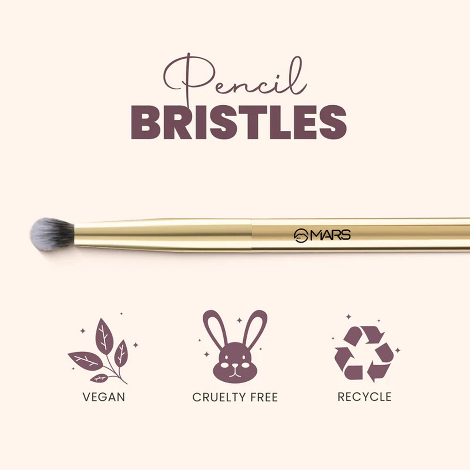Mars Artists Arsenal Eyeshadow Smudging Pencil Brush (Bre04)
