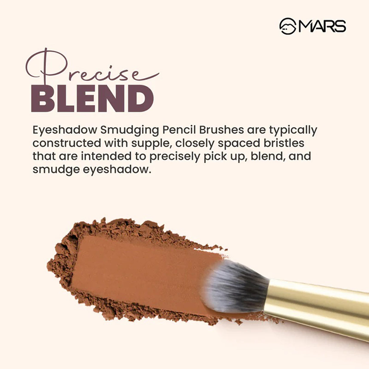 Mars Artists Arsenal Eyeshadow Smudging Pencil Brush (Bre04)