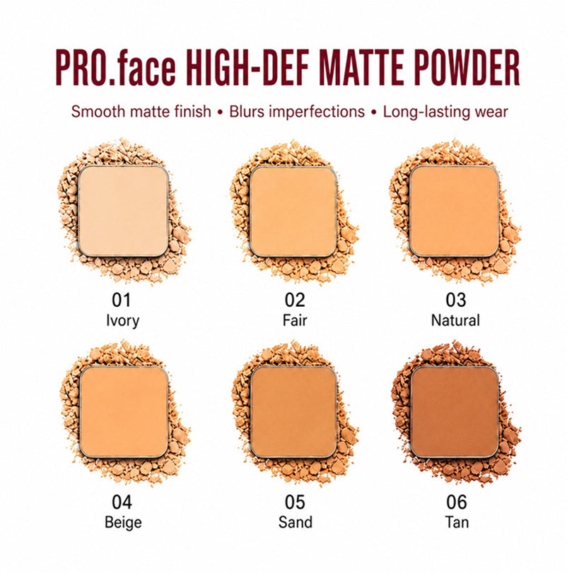 Keuaty beauty Pro.Face High-Def Matte Powder 12G
