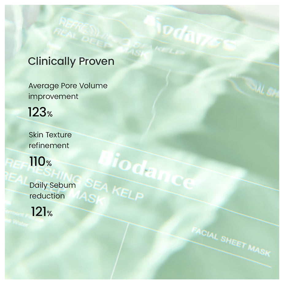 Biodance Refreshing Sea Kelp Real Deep Mask 34g*4