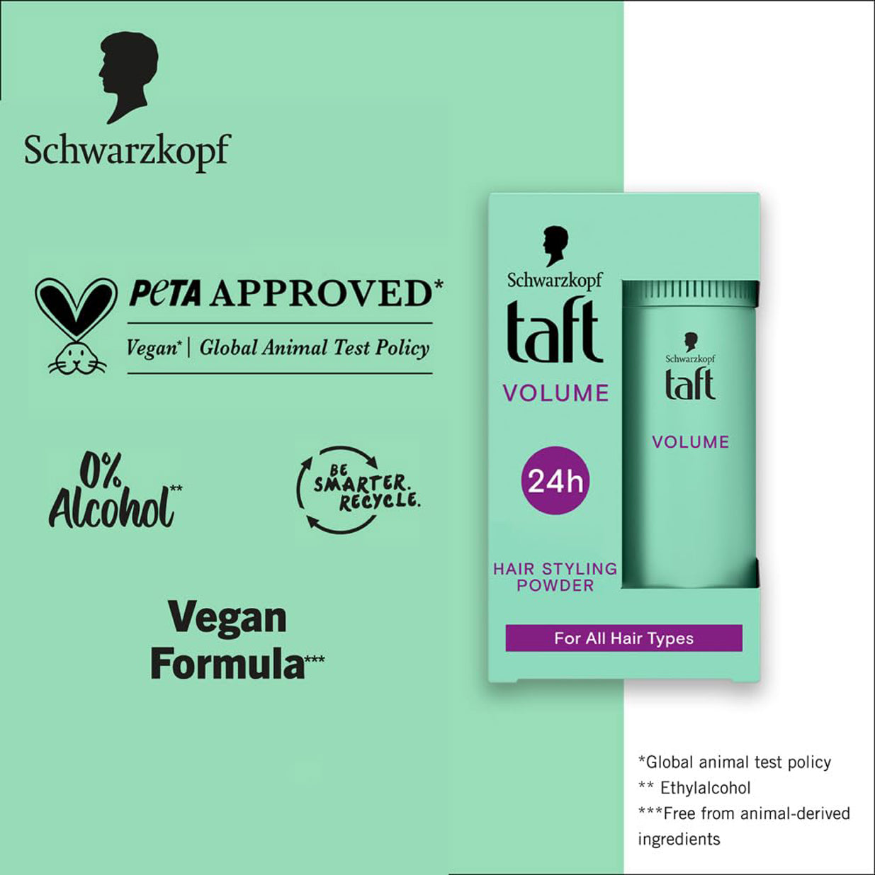 Schwarzkopf Taft Instant Hair Styling Volume Powder 10G