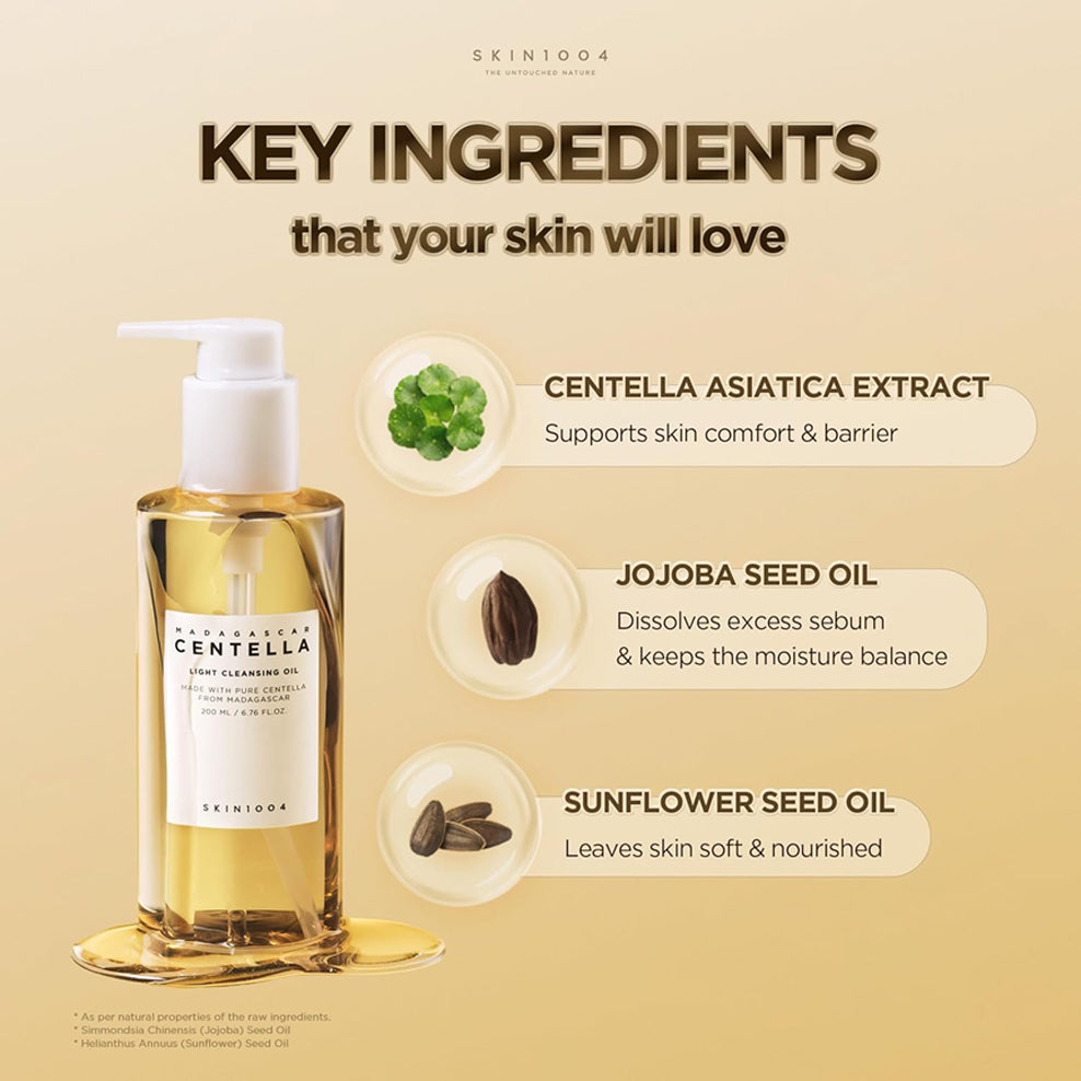 Skin 1004 Madagascar Centella Light Cleansing Oil 200ml