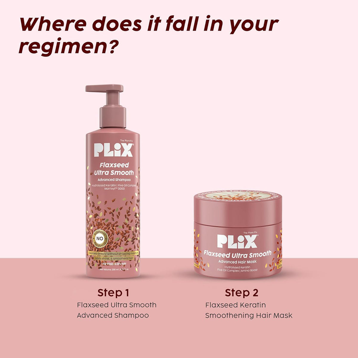 Plix Flaxseed Ultra Smooth Hair Mask 200g