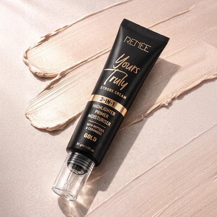 Renee Yours Truly Strobe Cream3-In-1 Highlighter, Primer & Moisturiser 30G