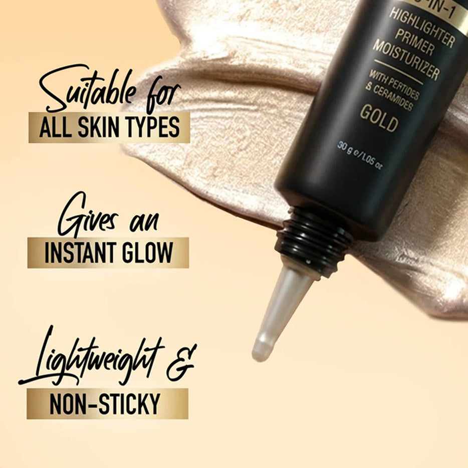 Renee Yours Truly Strobe Cream3-In-1 Highlighter, Primer & Moisturiser 30G