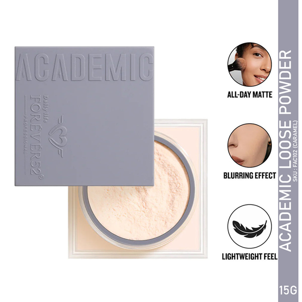 Forever52 Academic Loose Powder 15G