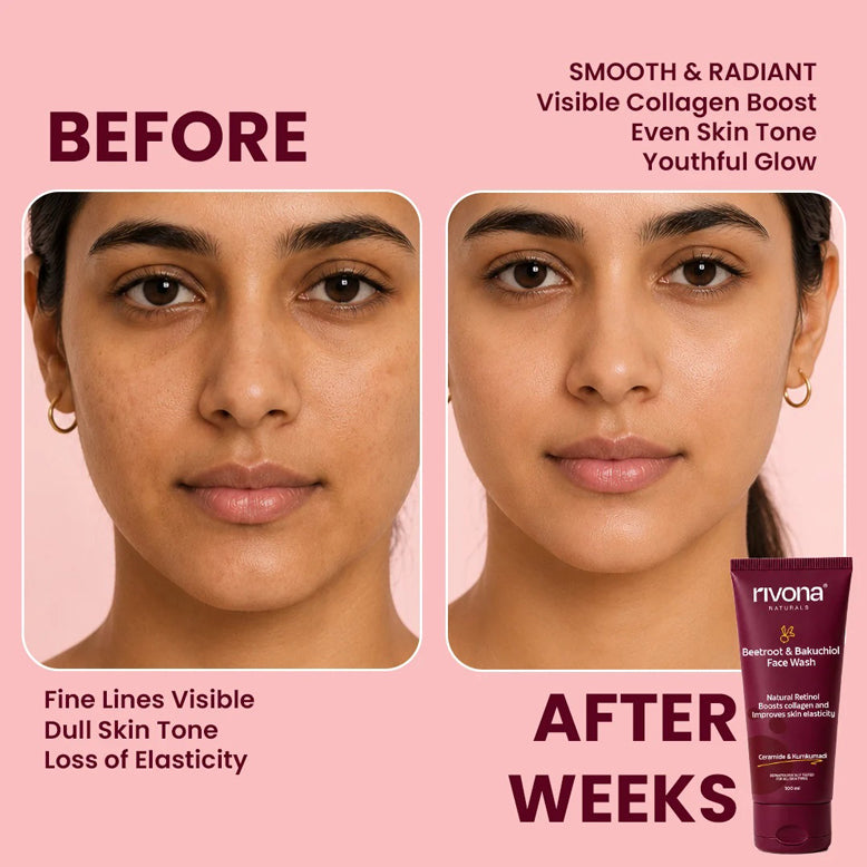 Rivona Beetroot & Bakuchiol Face Wash 100ML