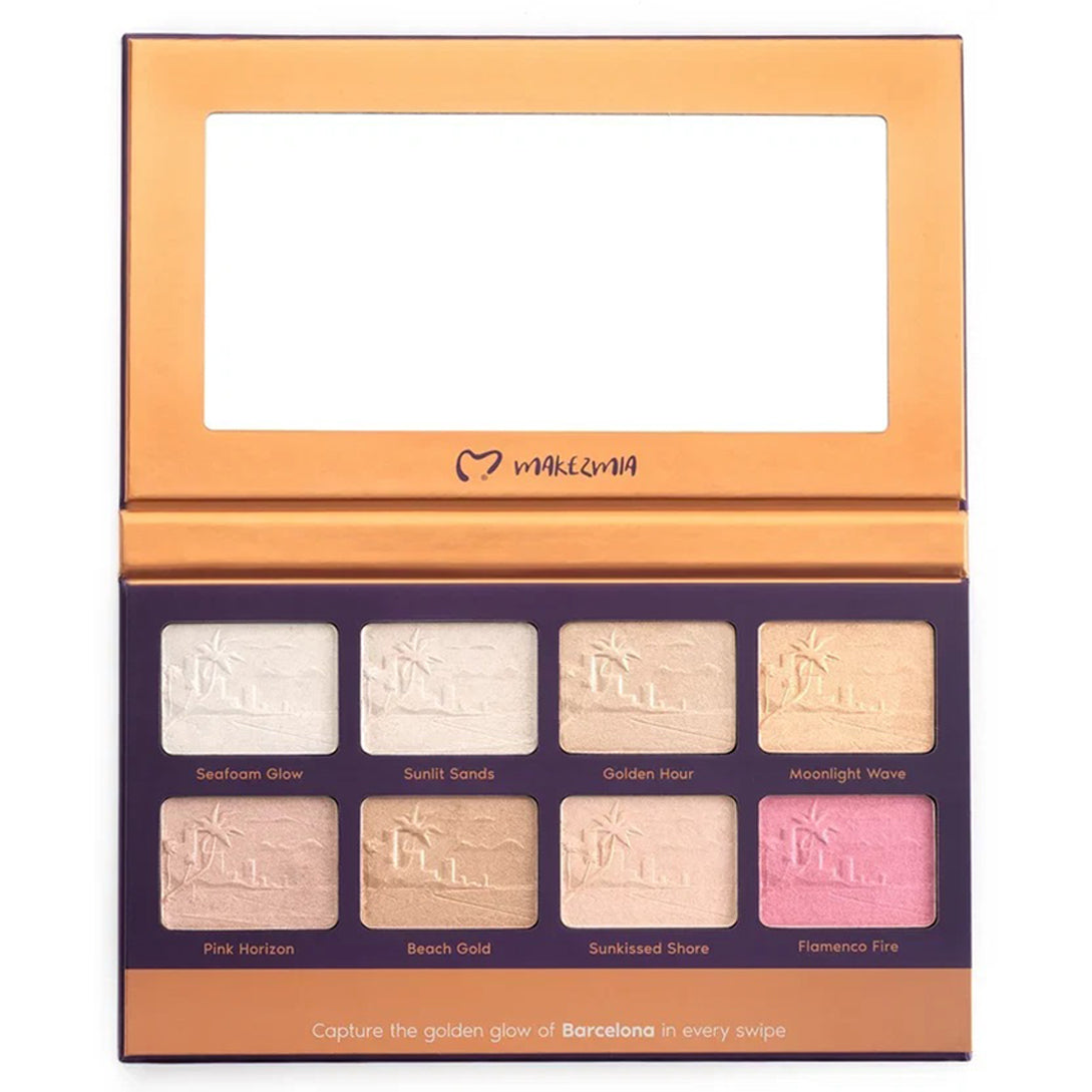 Makezmia When In 8 Color Highlighter Palette 20G