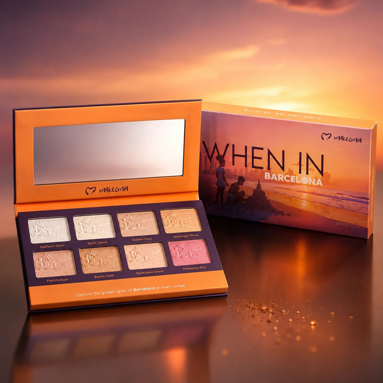 Makezmia When In 8 Color Highlighter Palette 20G