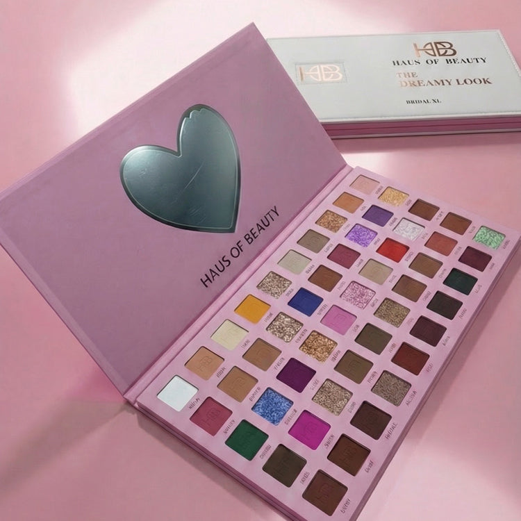 Haus of Beauty The Dreamy Look Bridal XL 50 Color Eyeshadow Palette