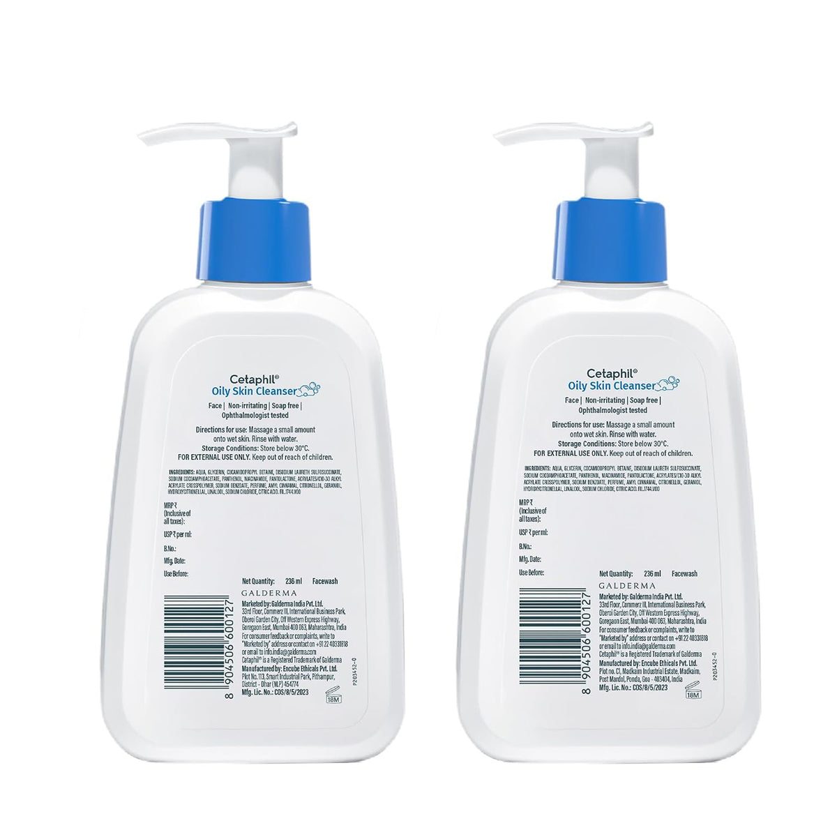 Cetaphil Oily Skin Cleanser Combination To Oily Sensitive Skin