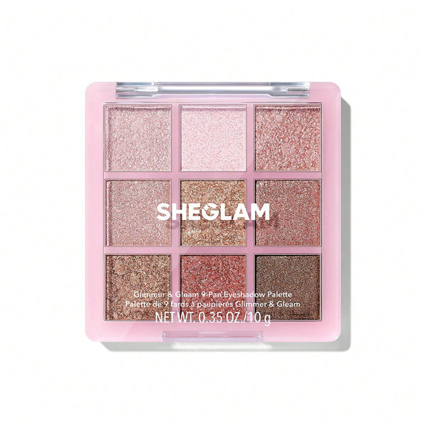 Sheglam Glimmer & Gleam 9 Pan Eyeshadow Palette 10g