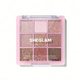 Sheglam Glimmer & Gleam 9 Pan Eyeshadow Palette 10g
