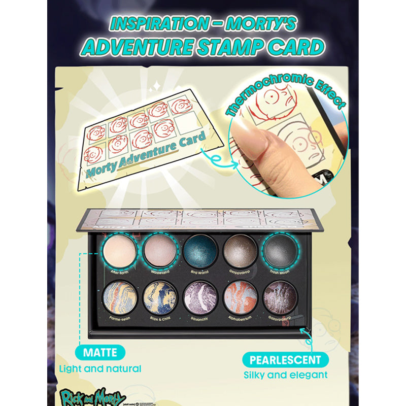 Sheglam Rick And Morty The Adventures Of Morty Baked Color Palette 11g