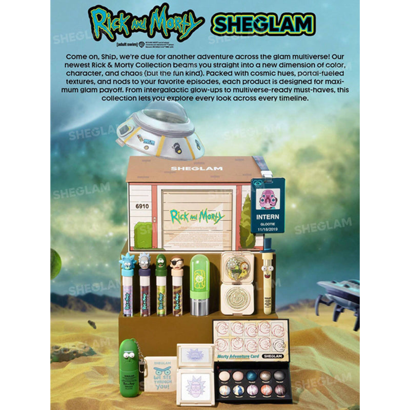 Sheglam Rick And Morty The Adventures Of Morty Baked Color Palette 11g