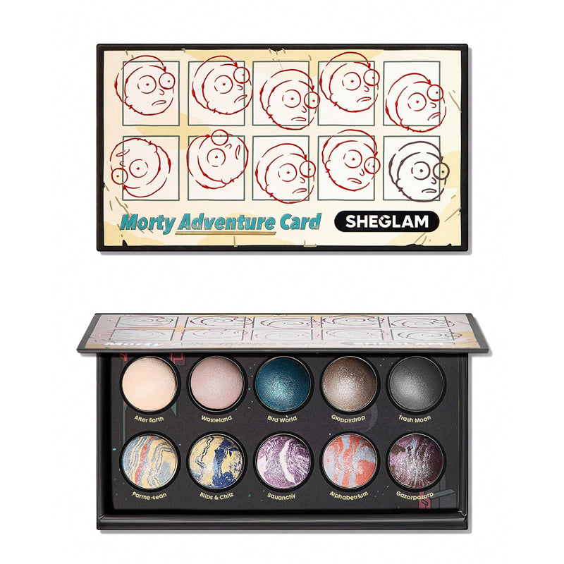 Sheglam Rick And Morty The Adventures Of Morty Baked Color Palette 11g
