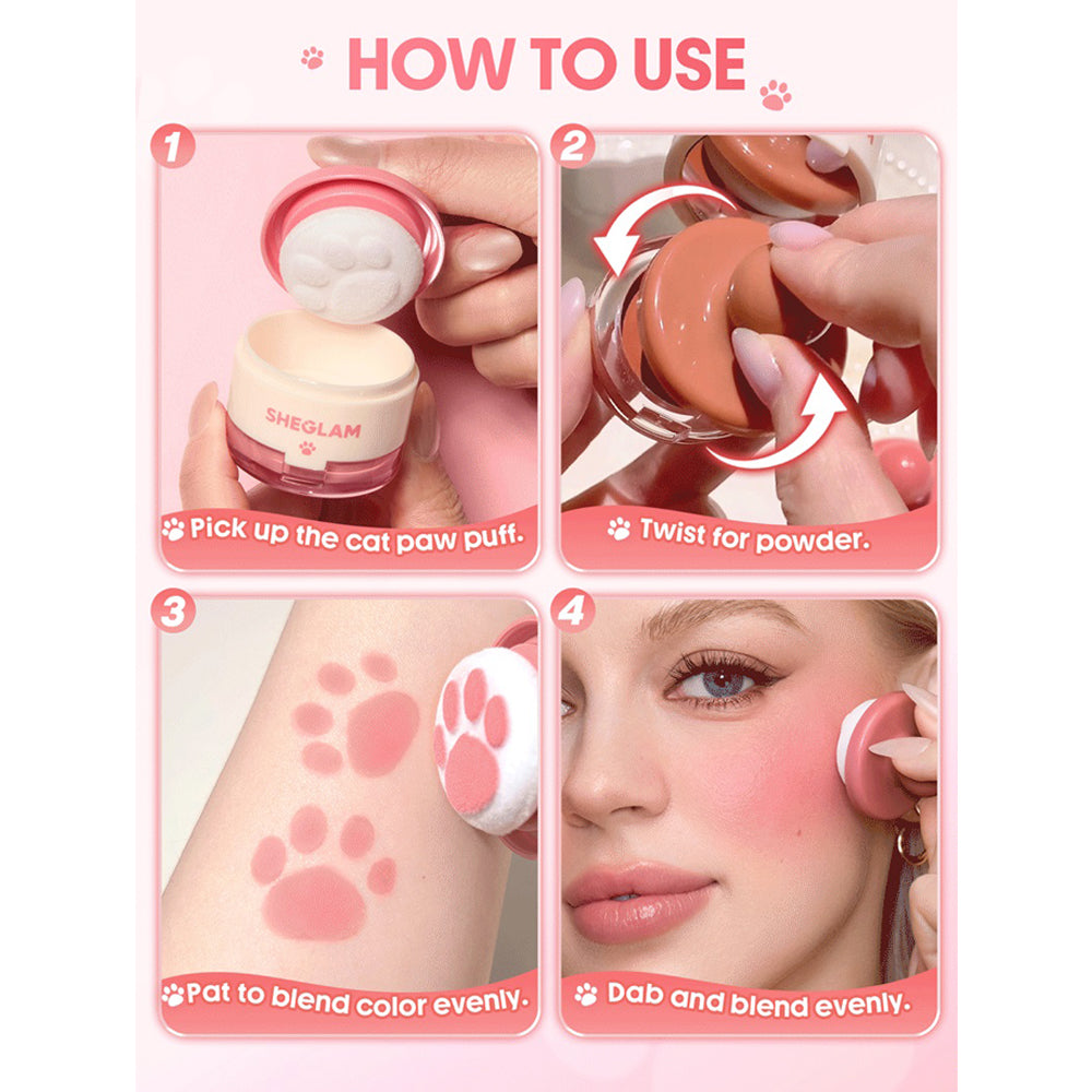 Sheglam Cutie Paw Blush Stamp 3g