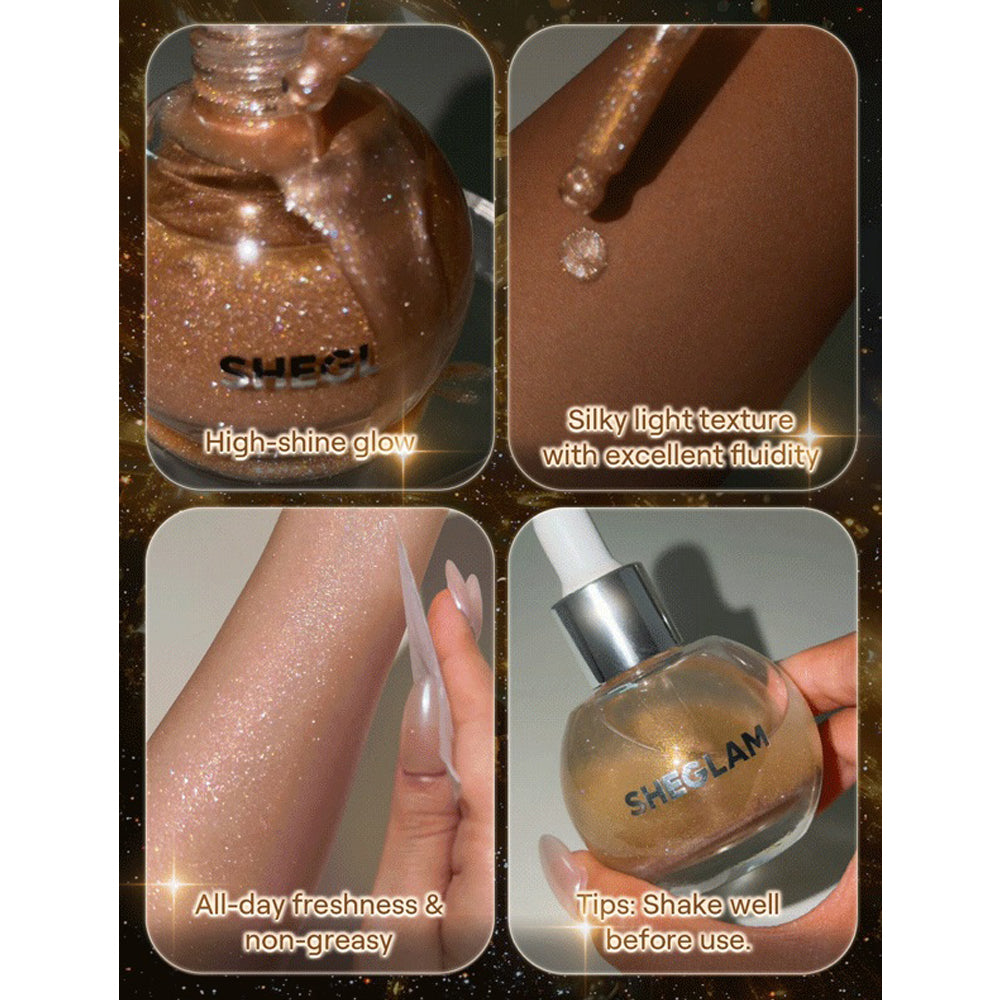 Sheglam Sunlit Silk Highlighting Body Oil 28ml