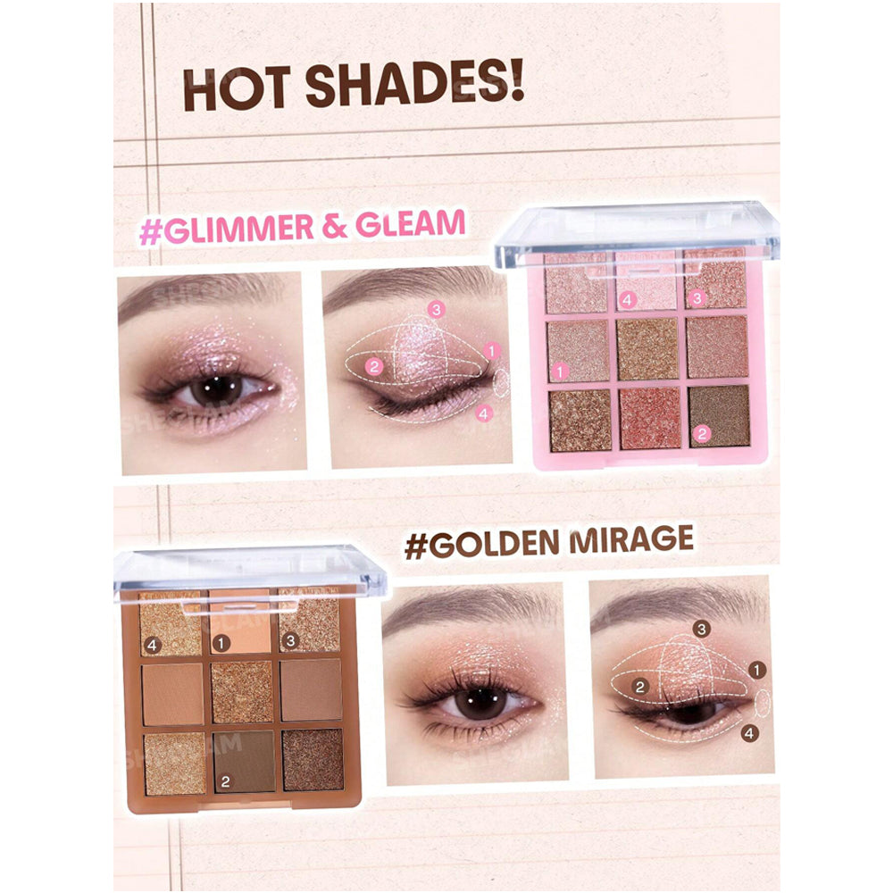 Sheglam Cinnamon Spice 9 Pan Eyeshadow Palette 9.5g