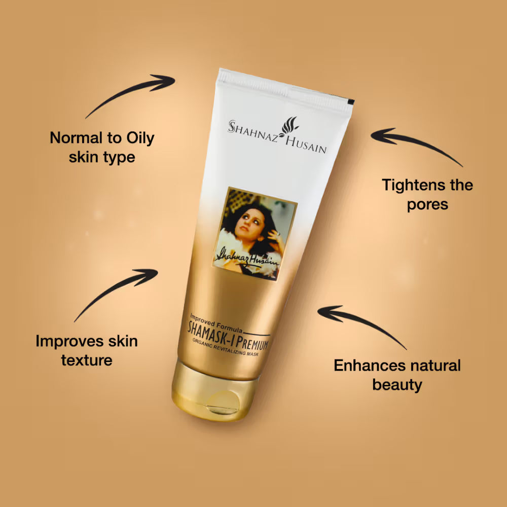 Shahnaz Husain Improved Formula Shamask-I Premium Organic Revitalizing Mask