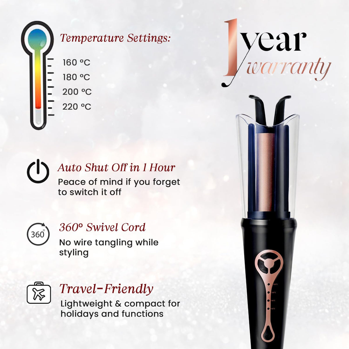 UrbanYog MakeMeeBold Automatic Hair Curler