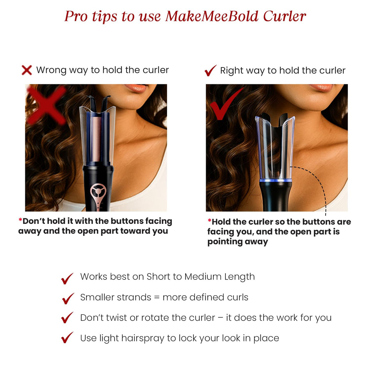 UrbanYog MakeMeeBold Automatic Hair Curler