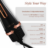 UrbanYog MakeMeeBold Hair Dryer and Volumizer Hot Air 3 in 1 Styling Brush - Rose Gold
