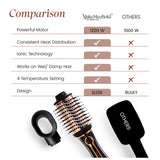 UrbanYog MakeMeeBold Hair Dryer and Volumizer Hot Air 3 in 1 Styling Brush - Rose Gold