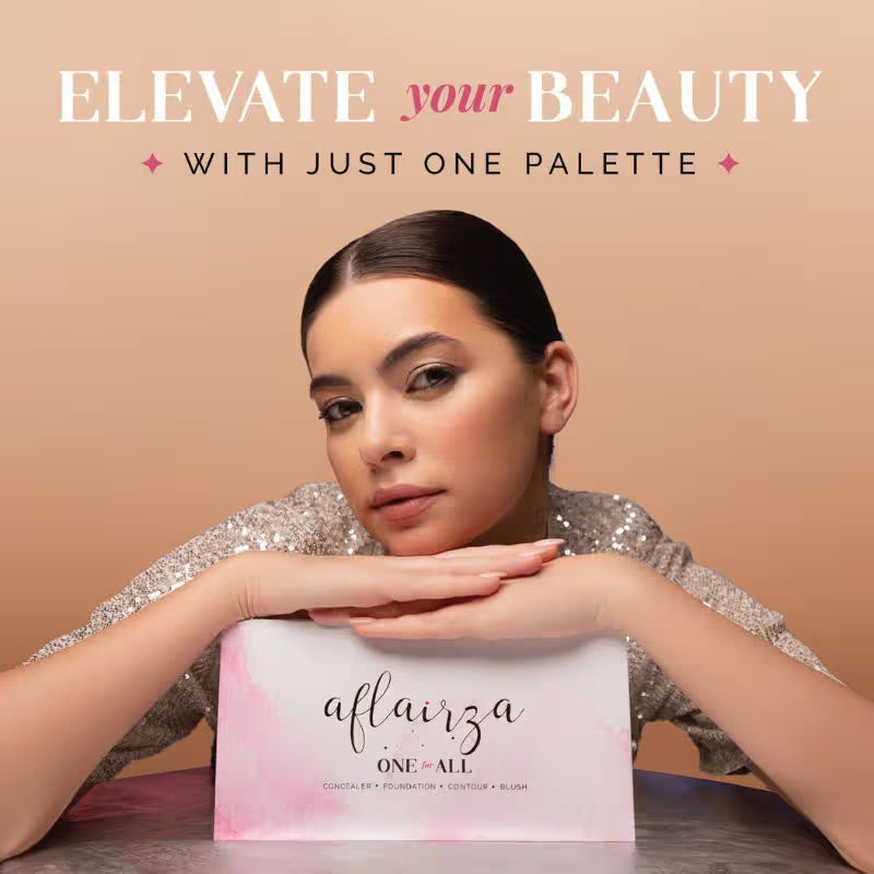 Aflairza One For All Palette - Foundation, Concealer, Blush & Contour