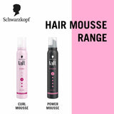 Schwarzkopf Taft Curl Hold 3 Hair Mousse