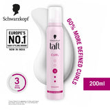 Schwarzkopf Taft Curl Hold 3 Hair Mousse