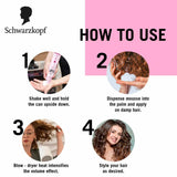 Schwarzkopf Taft Curl Hold 3 Hair Mousse