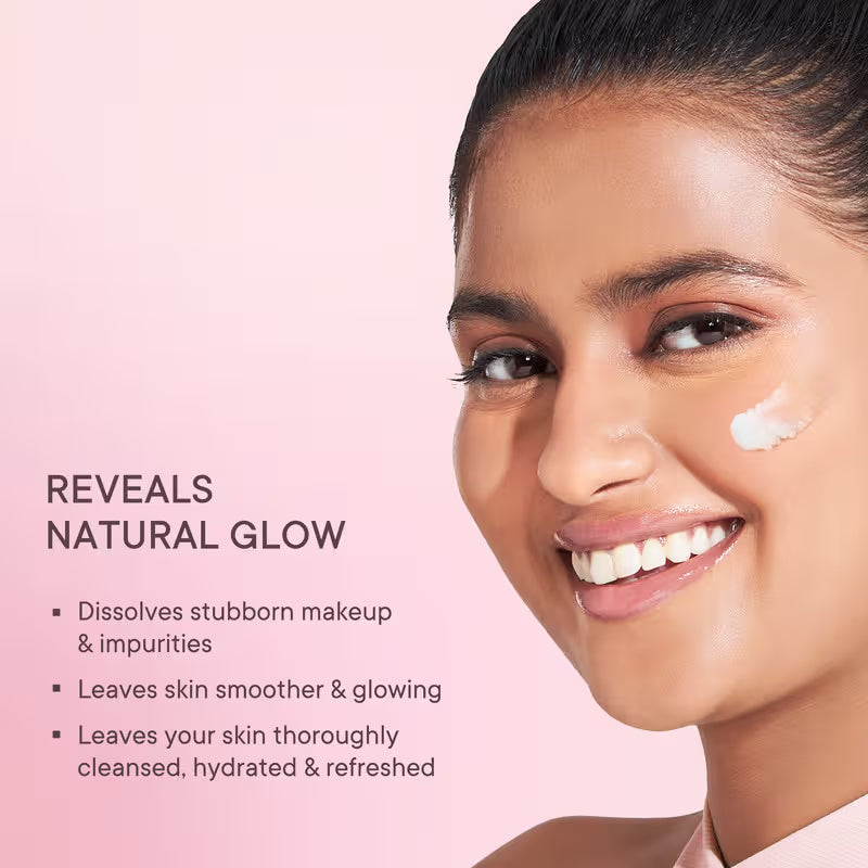 Quench Dirt Dissolving Cleansing Balm with Cherry Blossom to Remove Makeup & Sunscreen