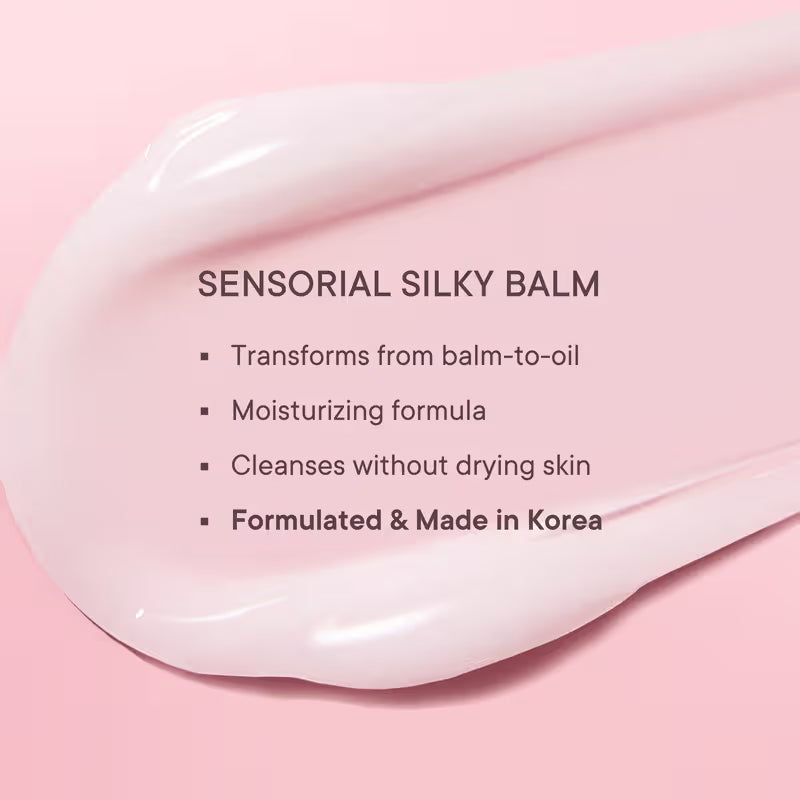 Quench Dirt Dissolving Cleansing Balm with Cherry Blossom to Remove Makeup & Sunscreen