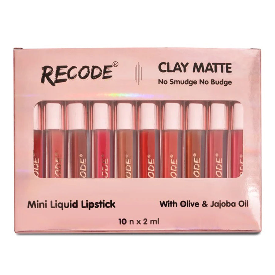 Recode Clay Matte 2.0 Liquid Lipsticks 2 ML x 10