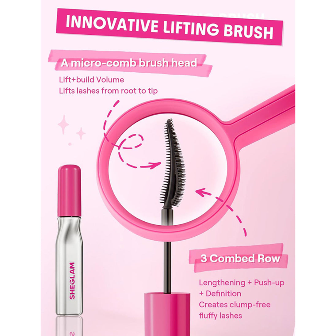 Sheglam Lashlighter Up & Out Mascara 8ML- Black