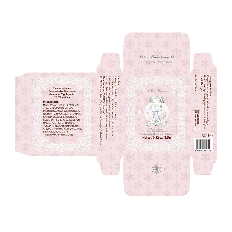 Flower Knows Snow Ballet Collection Luminous Highlighter 3.5g