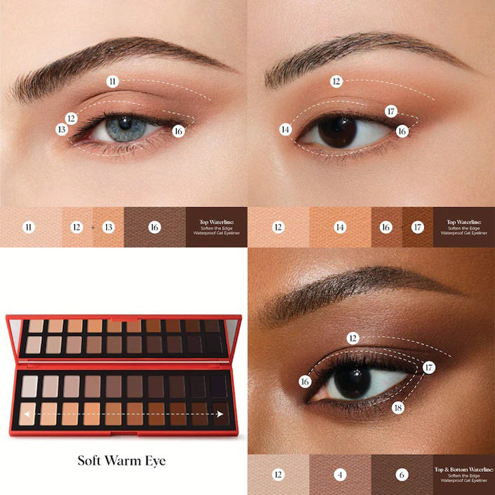 Hung Vanngo Beauty Timeless Taupes Color Story Eyeshadow Palette