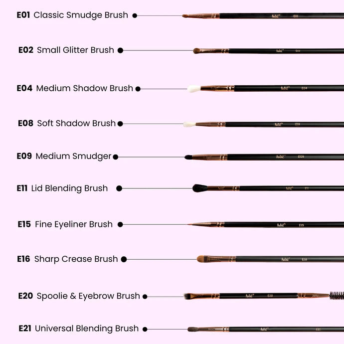 Felic 21 Brush Set Blend & Define (Set Of 10)
