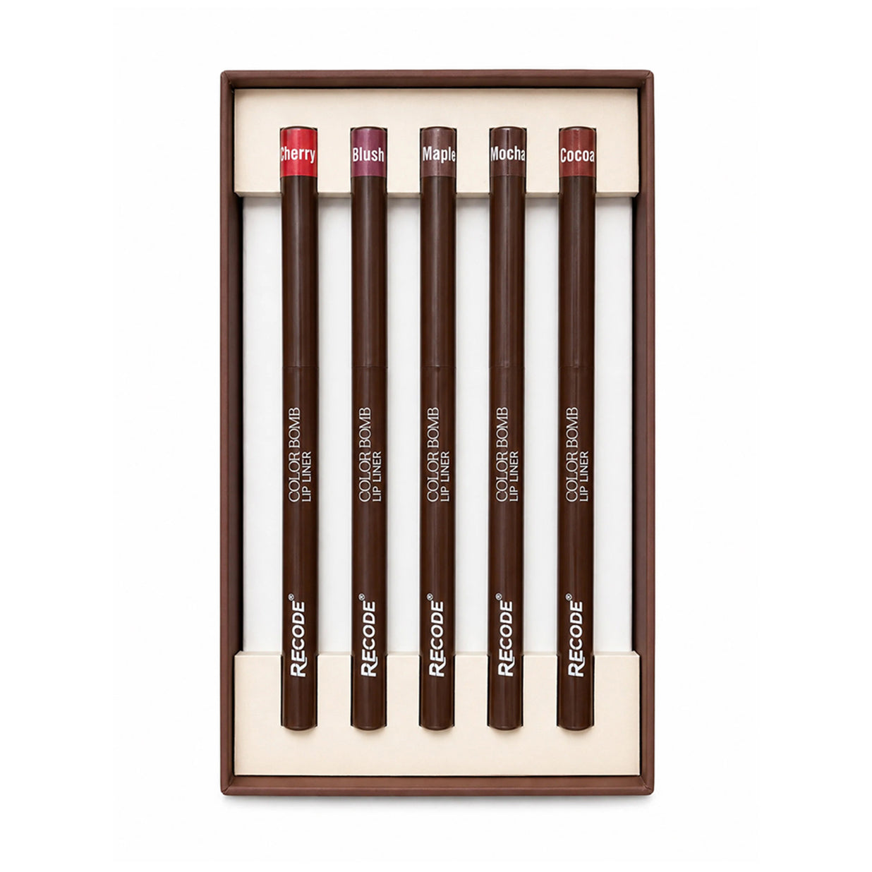 Recode Color Bomb Lip Liner Set of 5( 5 X 0.3 G)